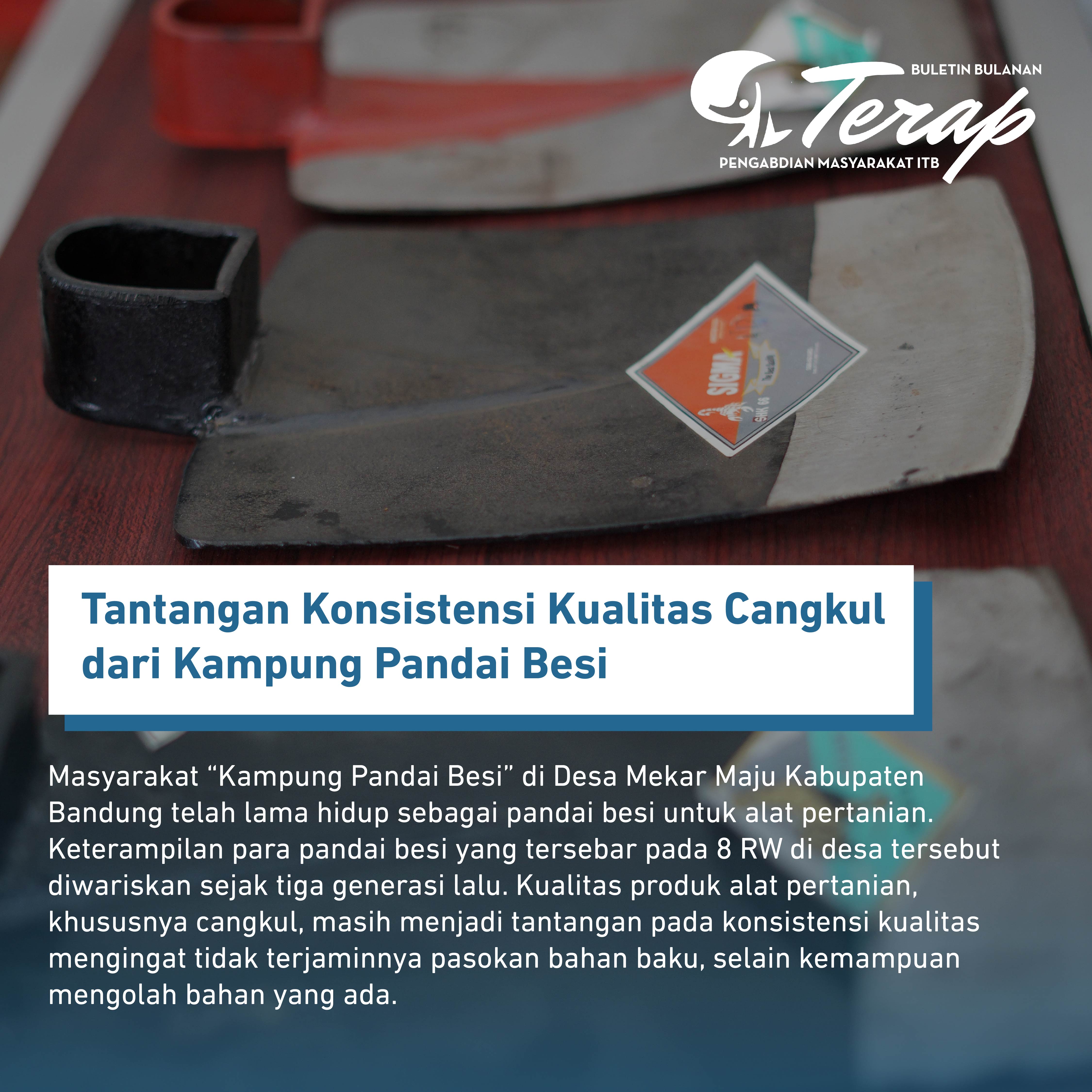 Menuju Cangkul Ber-SNI dari Pasirjambu