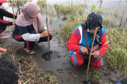 Implementasi Program Educoast - Edukasi Masyarakat melalui Sekolah Siaga Bencana Abrasi Pantai di Kabupaten Pangandaran