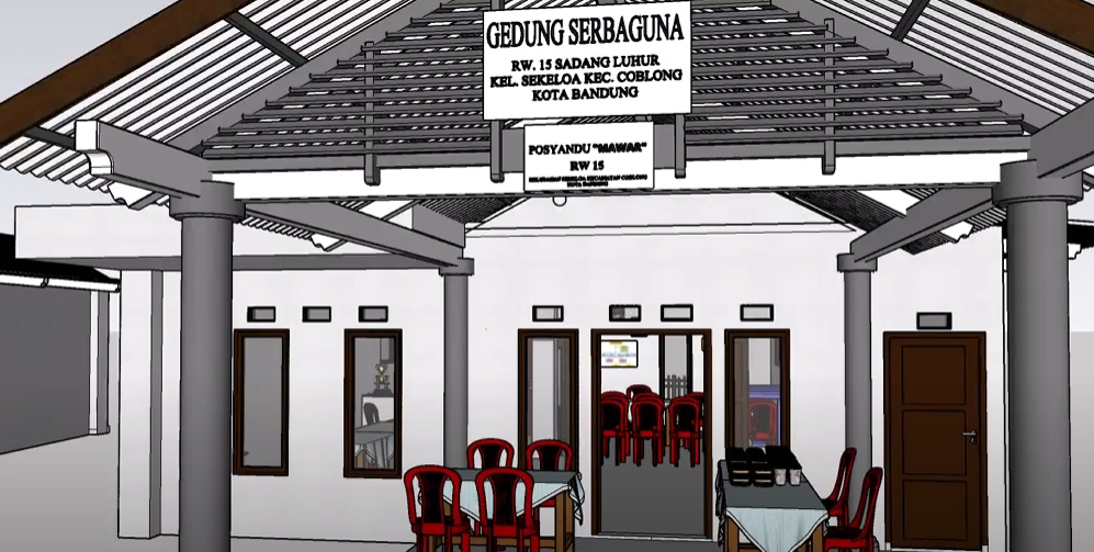 Penerapan prinsip Adaptive Space untuk Optimalisasi Fasilitas Posyandu di Ruang Serba Guna Kelurahan Sekeloa Bandung