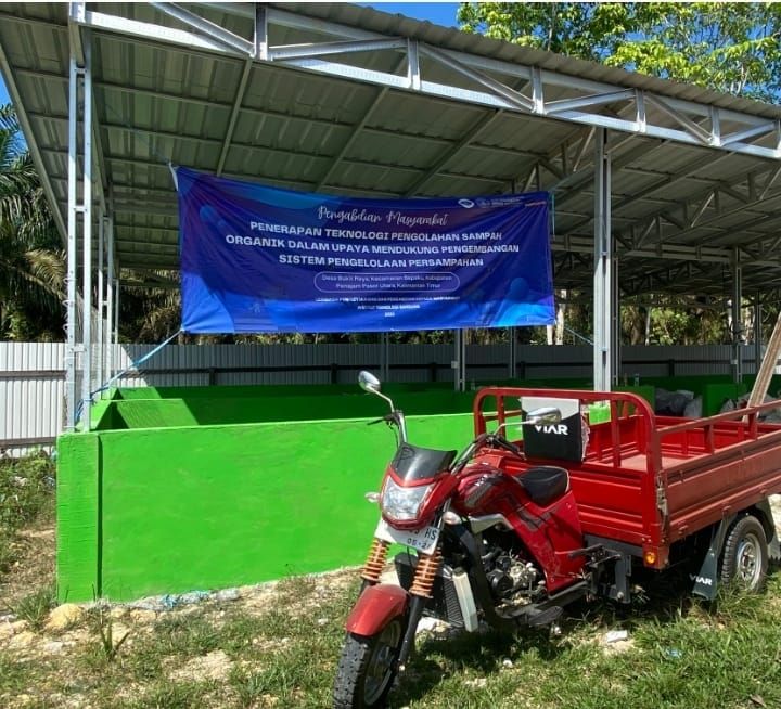 Penerapan Teknologi Pengolahan Sampah Organik dalam Upaya Mendukung Pengembangan Sistem Pengelolaan Persampahan di Desa Bukit Raya, Kecamatan Sepaku, Kabupaten Penajam Paser Utara, Kalimantan Timur