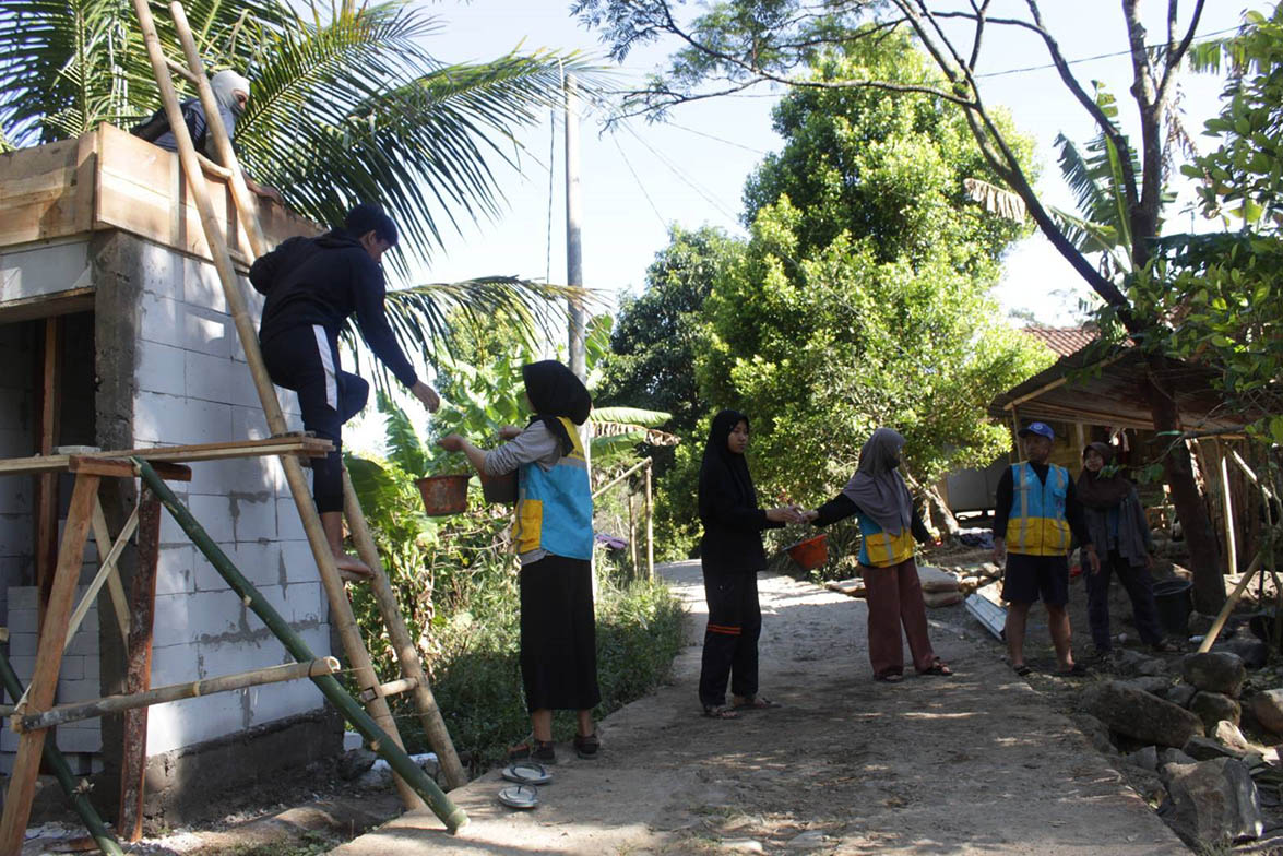 Rekonstruksi Masjid An-Nur di Desa Cimarga, Dusun Margawati, Kampung Margamukti